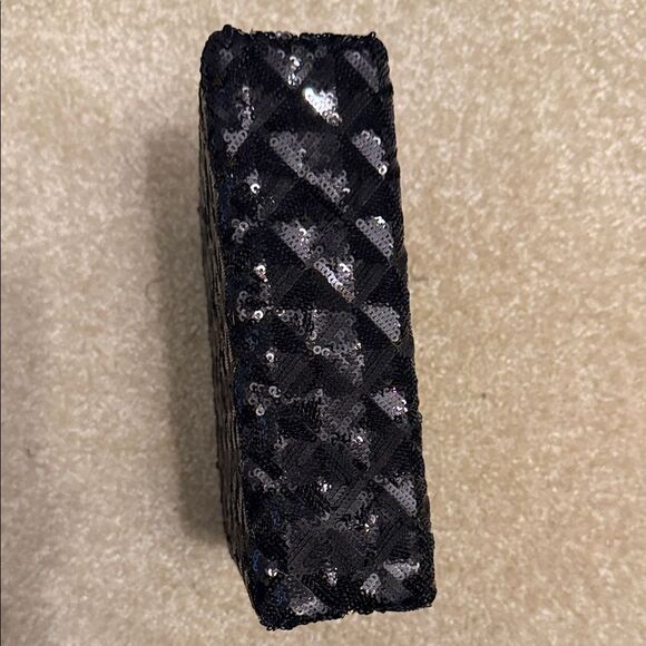 Glamorous Evening Gold hardware with black Sequin purse NWOT - Picture 3 of 10